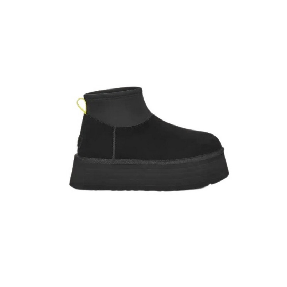 UGG CLASSIC MINI DIPPER PUFFER ΧΑΜΛΗ ΜΠΟΤΑ ΓΥΝΑΙΚΕΙΑ BLACK