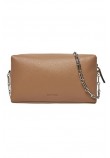 CALVIN KLEIN PLAQUE CAMERA BAG ΤΣΑΝΤΑ ΓΥΝΑΙΚΕΙΑ BEIGE