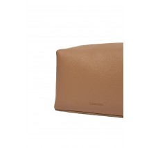 CALVIN KLEIN PLAQUE CAMERA BAG ΤΣΑΝΤΑ ΓΥΝΑΙΚΕΙΑ BEIGE