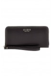 GUESS LAUREL SLG LARGE ZIP AROUND ΠΟΡΤΟΦΟΛΙ ΓΥΝΑΙΚΕΙΟ BLACK