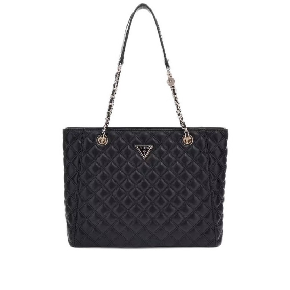 GUESS SPARK MICRO MINI - GIULLY LARGE TOTE ΤΣΑΝΤΑ ΓΥΝΑΙΚΕΙΑ BLACK