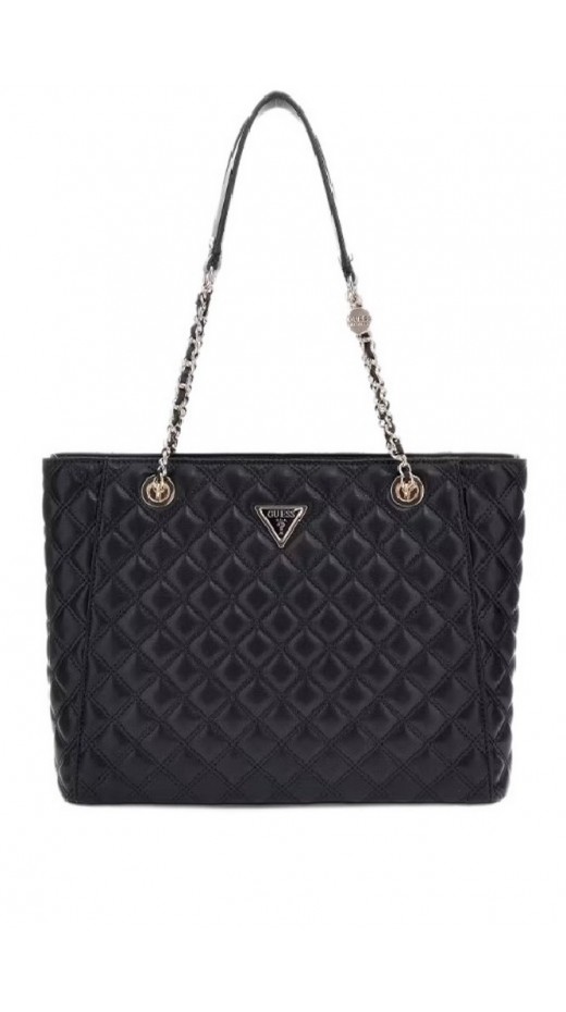 GUESS SPARK MICRO MINI - GIULLY LARGE TOTE ΤΣΑΝΤΑ ΓΥΝΑΙΚΕΙΑ BLACK