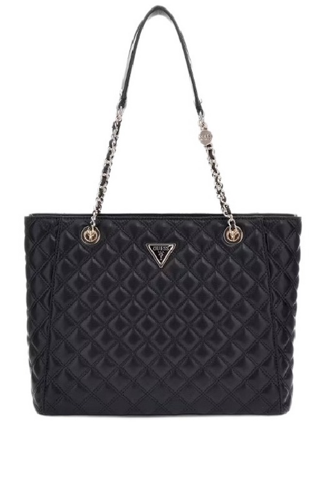 GUESS SPARK MICRO MINI - GIULLY LARGE TOTE ΤΣΑΝΤΑ ΓΥΝΑΙΚΕΙΑ BLACK