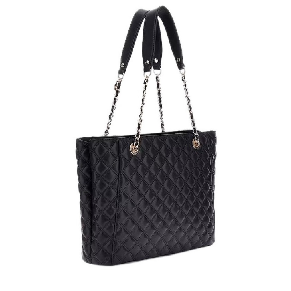 GUESS SPARK MICRO MINI - GIULLY LARGE TOTE ΤΣΑΝΤΑ ΓΥΝΑΙΚΕΙΑ BLACK