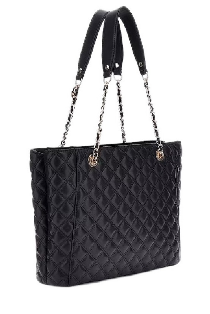 GUESS SPARK MICRO MINI - GIULLY LARGE TOTE ΤΣΑΝΤΑ ΓΥΝΑΙΚΕΙΑ BLACK