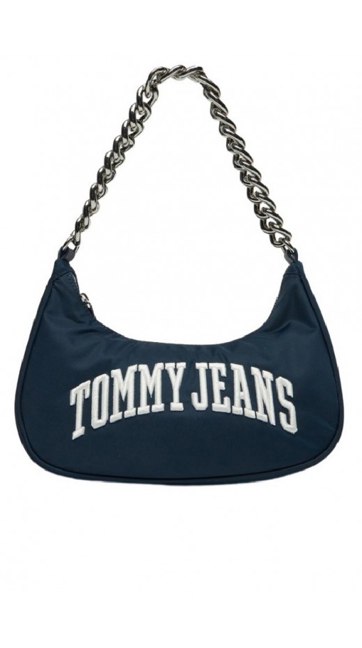 TOMMY JEANS ICONIC SHOULDER BAG CHAIN ΤΣΑΝΤΑ ΓΥΝΑΙΚΕΙΑ NAVY