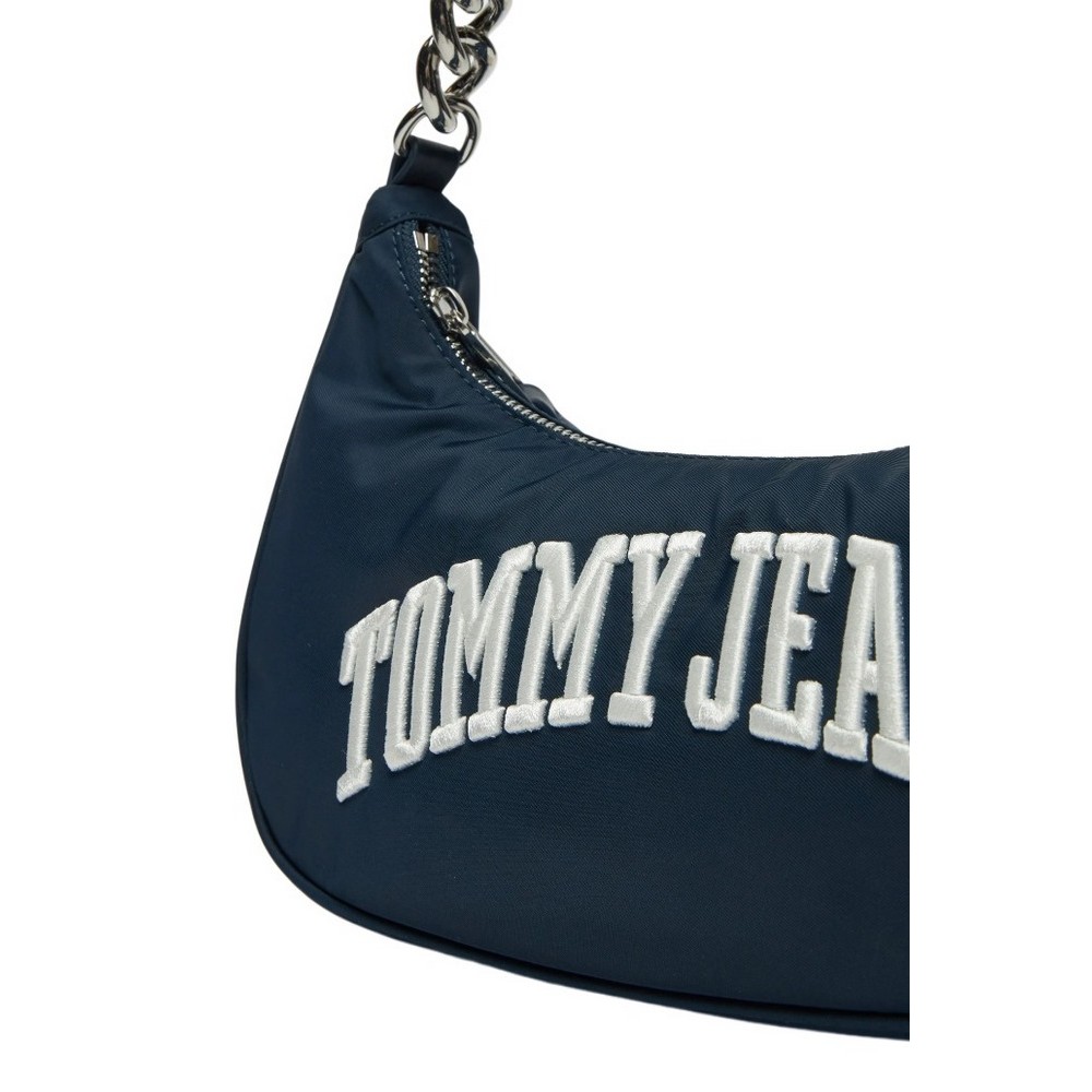 TOMMY JEANS ICONIC SHOULDER BAG CHAIN ΤΣΑΝΤΑ ΓΥΝΑΙΚΕΙΑ NAVY