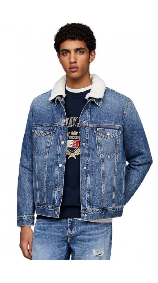 TOMMY JEANS RYAN RGLR 3 IN 1 TRCKR DH6053 ΜΠΟΥΦΑΝ ΑΝΔΡΙΚΟ DENIM DARK