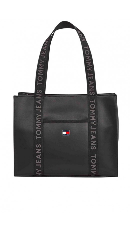 TOMMY JEANS DAILY ELEVATED TOTE ΤΣΑΝΤΑ ΓΥΝΑΙΚΕΙΑ BLACK