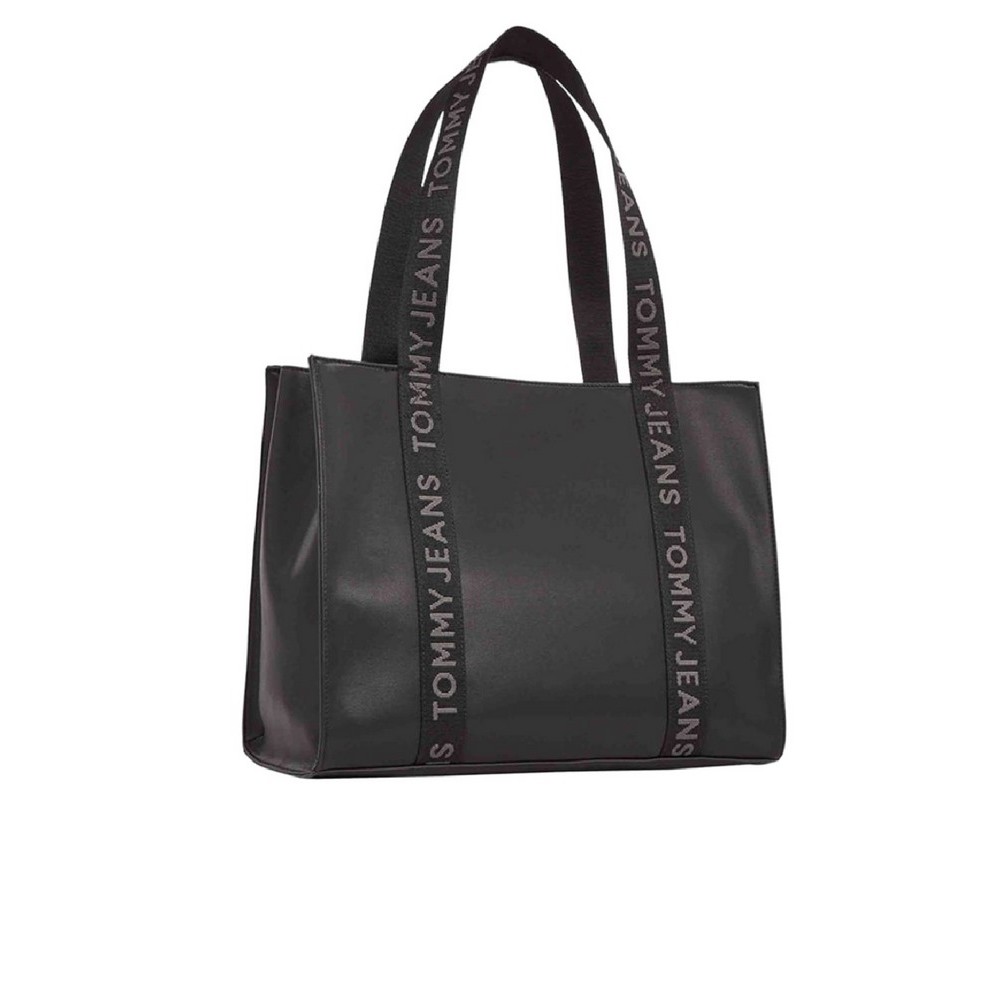 TOMMY JEANS DAILY ELEVATED TOTE ΤΣΑΝΤΑ ΓΥΝΑΙΚΕΙΑ BLACK