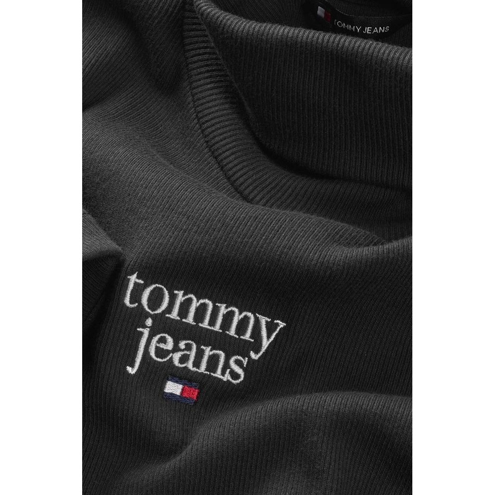 TOMMY HILFIGER ESSENTIAL TURTLENECK BODYCON ΦΟΡΕΜΑ ΓΥΝΑΙΚΕΙΟ BLACK