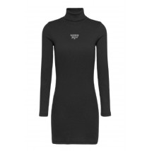 TOMMY HILFIGER ESSENTIAL TURTLENECK BODYCON ΦΟΡΕΜΑ ΓΥΝΑΙΚΕΙΟ BLACK