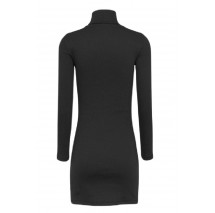 TOMMY HILFIGER ESSENTIAL TURTLENECK BODYCON ΦΟΡΕΜΑ ΓΥΝΑΙΚΕΙΟ BLACK