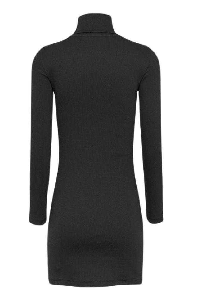 TOMMY HILFIGER ESSENTIAL TURTLENECK BODYCON ΦΟΡΕΜΑ ΓΥΝΑΙΚΕΙΟ BLACK