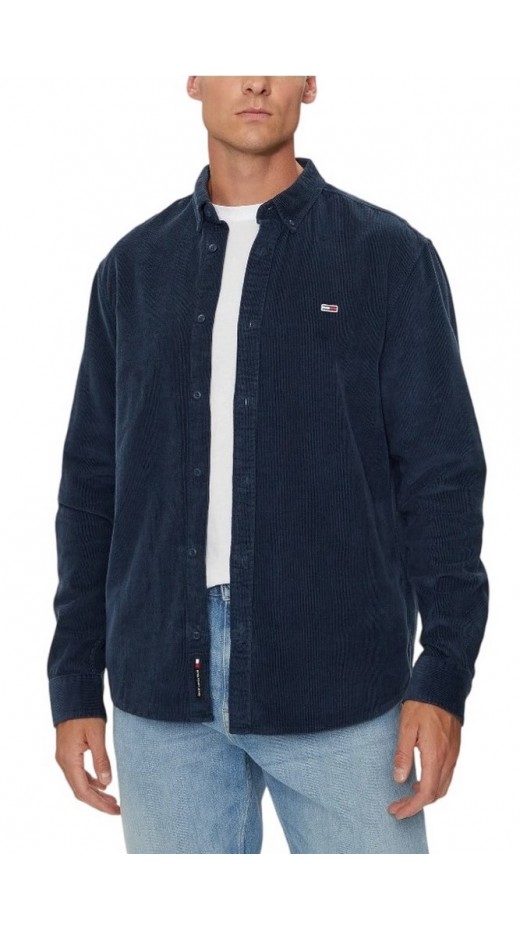 TOMMY HILFIGER TJM REG CORDUROY SHIRT ΠΟΥΚΑΜΙΣΟ  ΑΝΔΡΙΚΟ NAVY