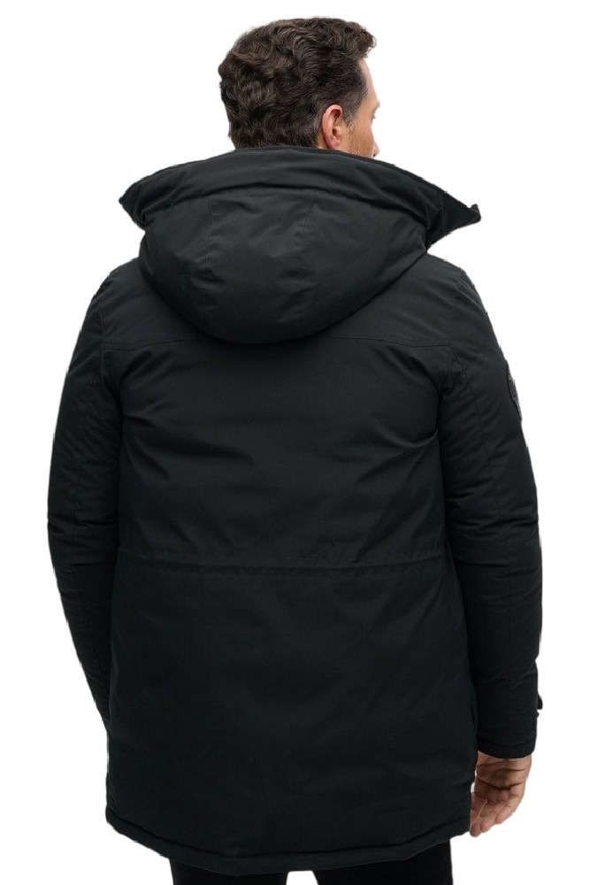 SUPERDRY D3 OVIN CITY PADDED PARKA JACKET ΜΠΟΥΦΑΝ ΑΝΔΡΙΚΟ BLACK